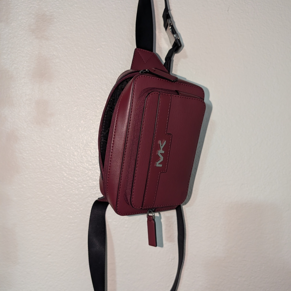 Michael Kors Maroon Belt Bag